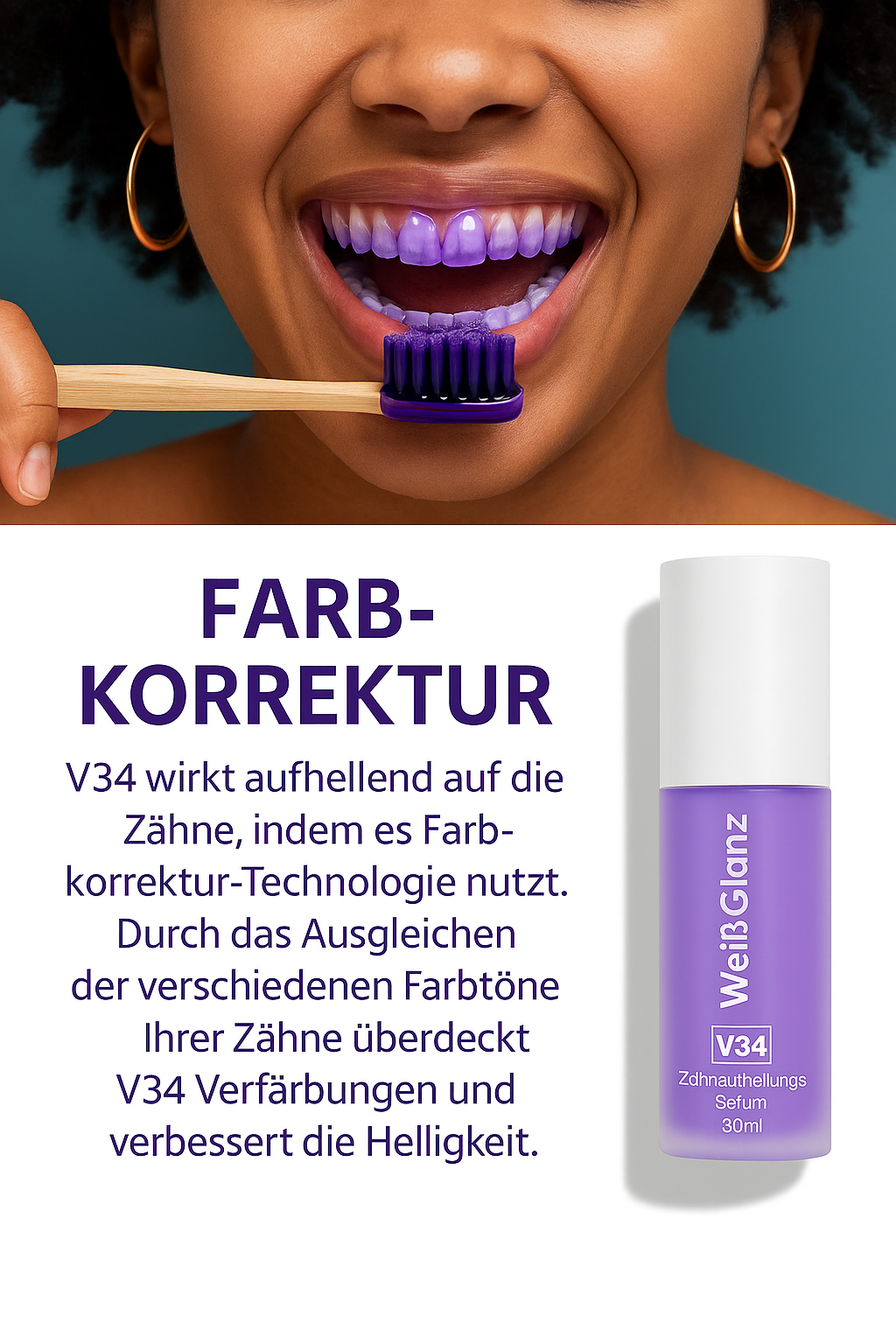 V34 Farbkorrekturserum