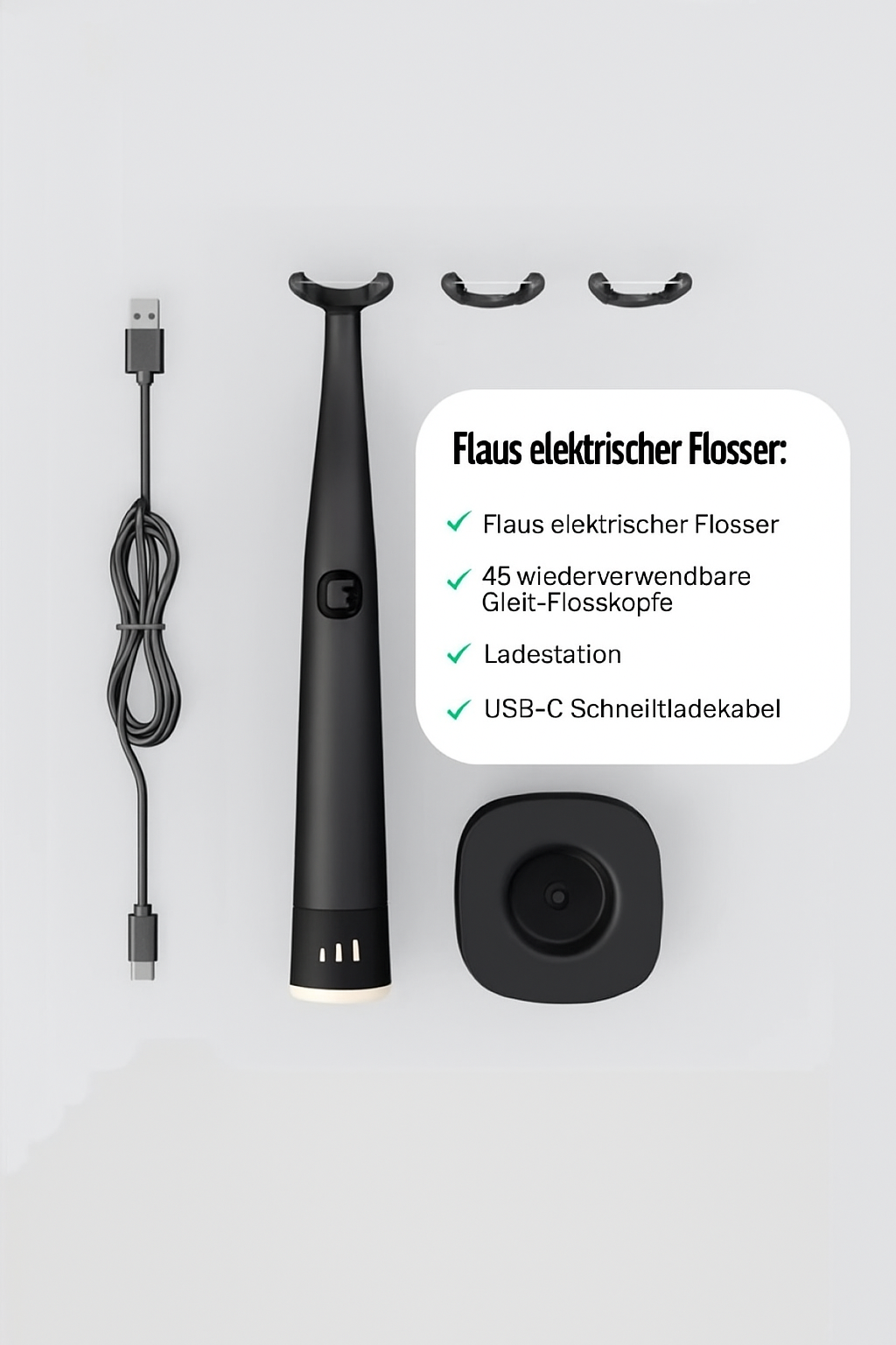 Elektrische Zahnseide Starter Kit