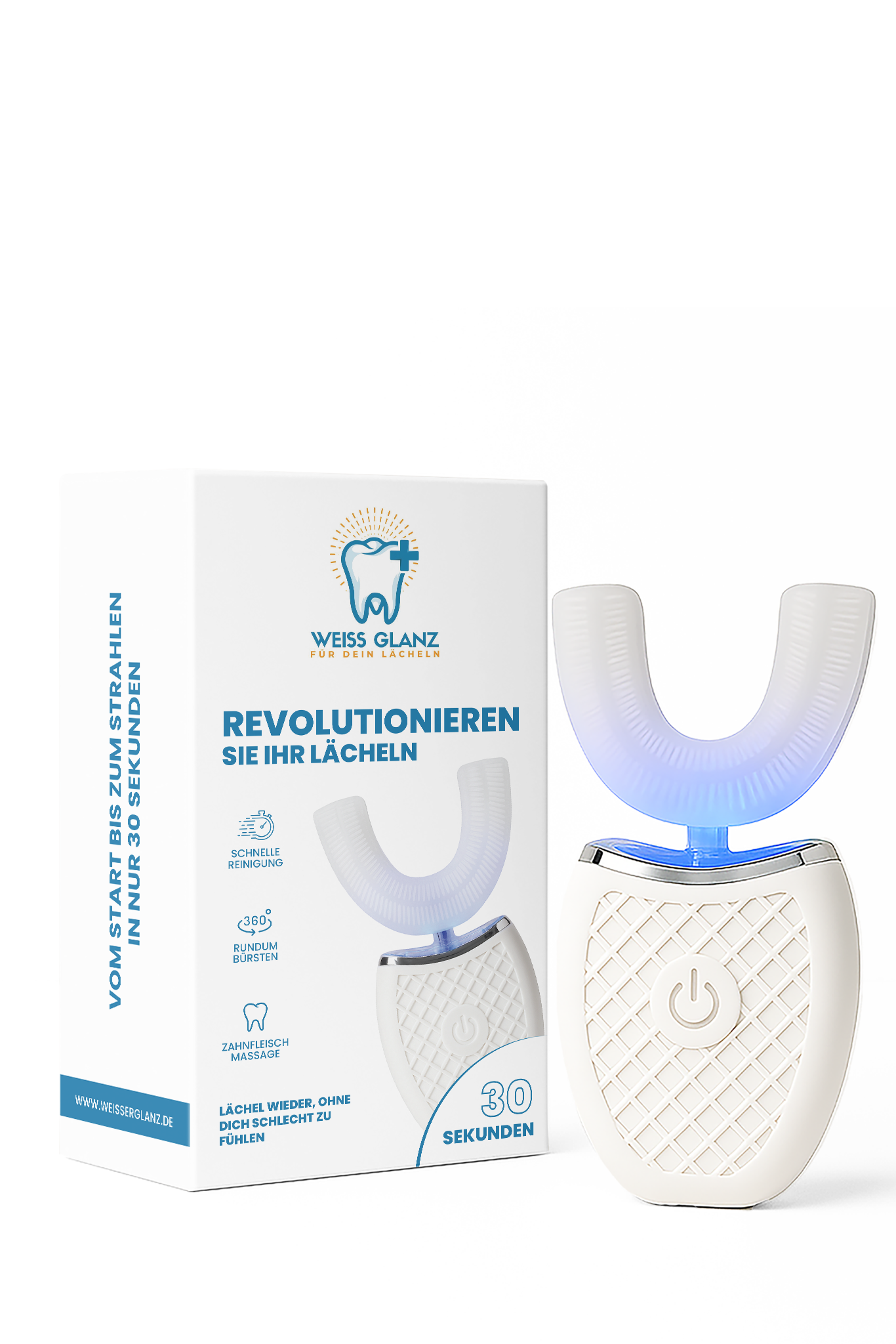 True White - Schallzahnbürste für strahlend weiße Zähne